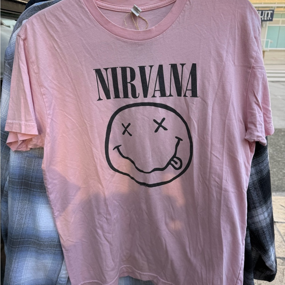 Next Level Apparel Light Pink Nirvana Tee